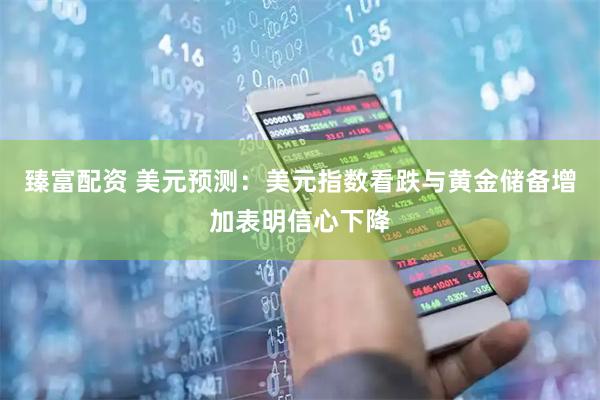 臻富配资 美元预测：美元指数看跌与黄金储备增加表明信心下降