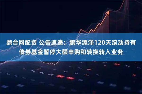 鼎合网配资 公告速递：鹏华添泽120天滚动持有债券基金暂停大额申购和转换转入业务
