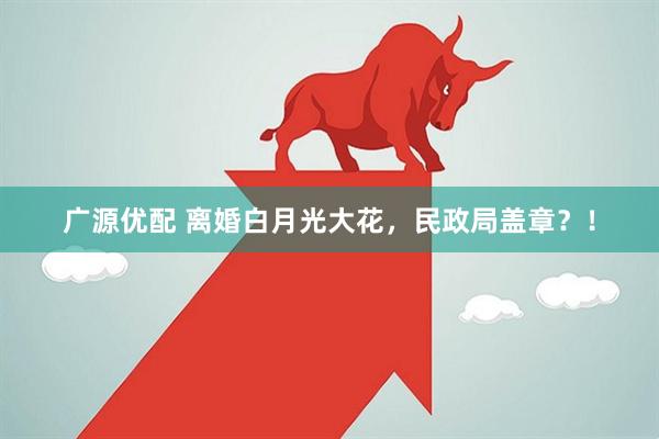 广源优配 离婚白月光大花，民政局盖章？！