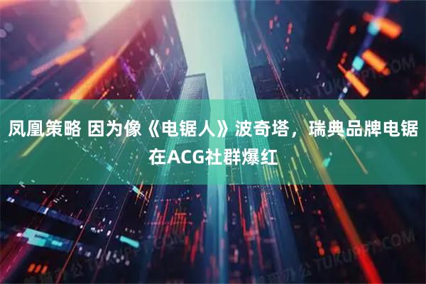 凤凰策略 因为像《电锯人》波奇塔，瑞典品牌电锯在ACG社群爆红